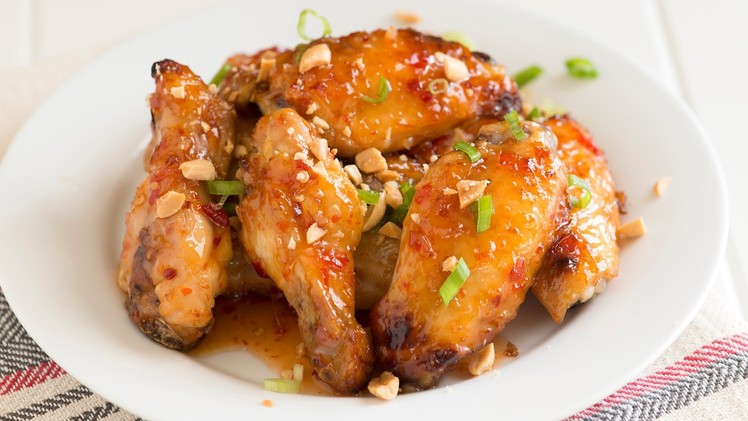 How to Make Asian Sweet Chili Baked Chicken Wings - Chicken Wings Recipe