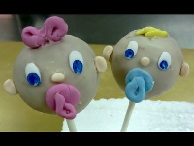 How to make cake pops. Babies cake pops. part 1