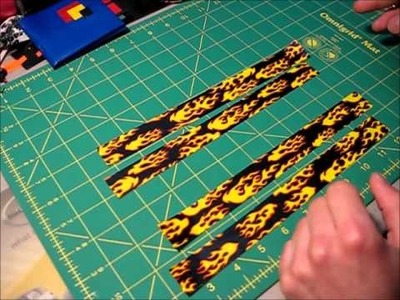 How to make Duct tape key chain dangles and tape lanyards