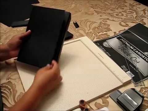 How to make envelope pages out of cardstock for mini albums