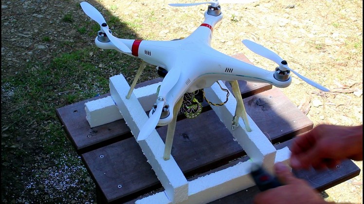 How to make floating landing gear for DJI Phantom quadcopter