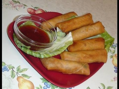 How to make Vegetable Spring Rolls Recipe by Bhavna