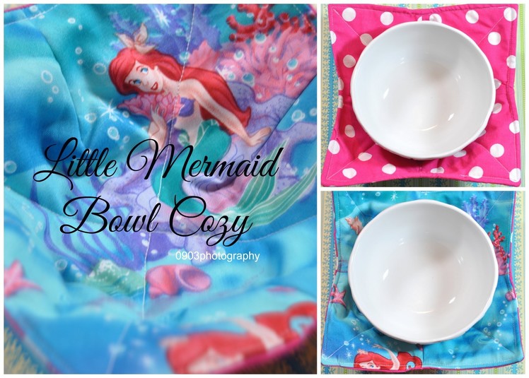 How To: Sew a Little Mermaid Bowl Cozy (GIVEAWAY CLOSED)