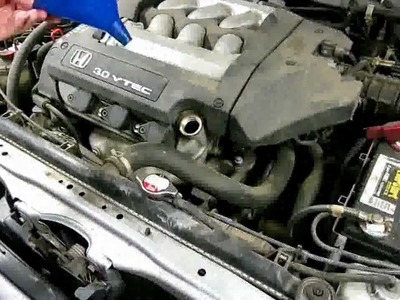 Howto DIY 2002 Honda Accord Oil Change replace oil filter - 2001 2003 2004 01 02 03 04