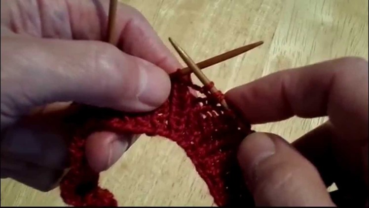 Increase Stitches in Pairs on a 1 x 1 ribbing