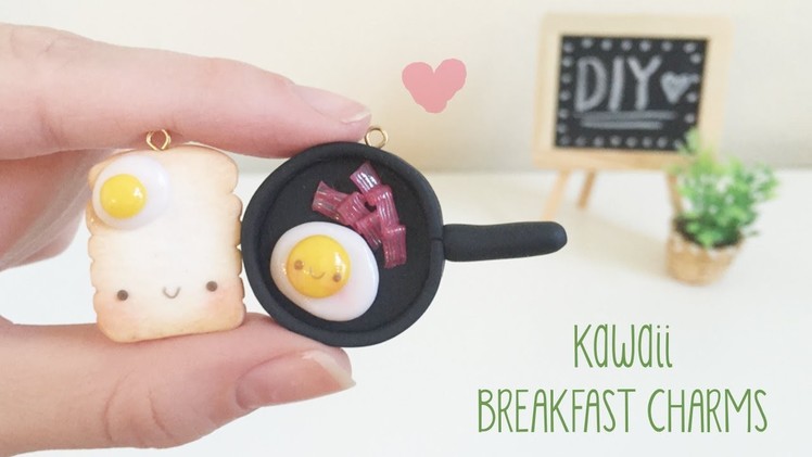 Kawaii Breakfast Toast & Eggs Polymer Clay Tutorial