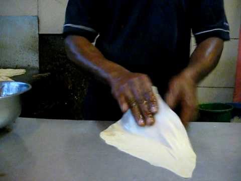Making Sri Lankan Godamba Roti for Kottu Roti
