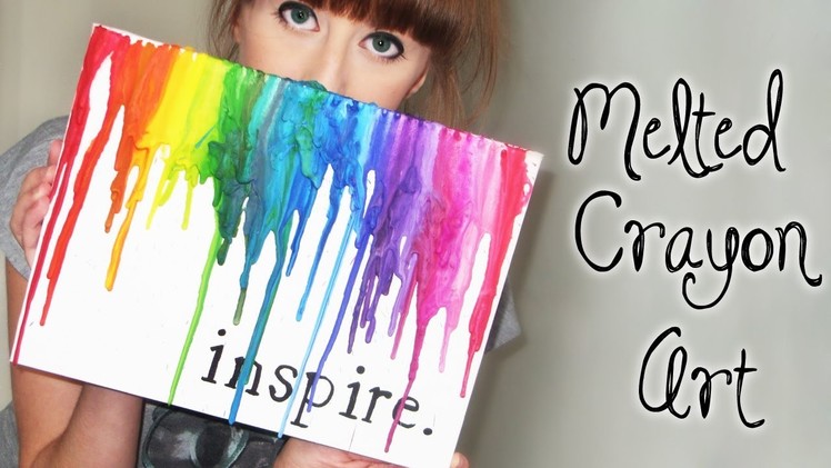 Melted Crayon Art