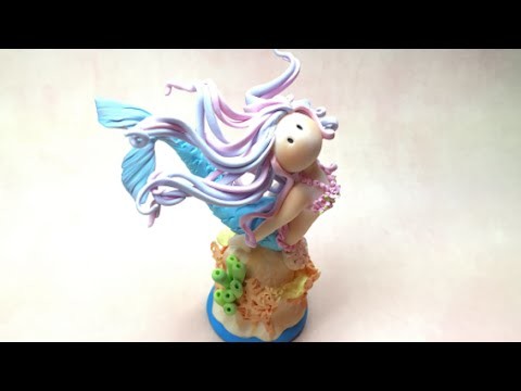 Mermaid. Sereia - Polymer clay(Fimo) Tutorial