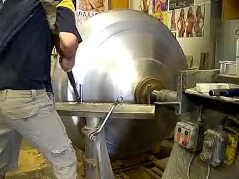Metal spinning 1250mm dome Spinning part 2