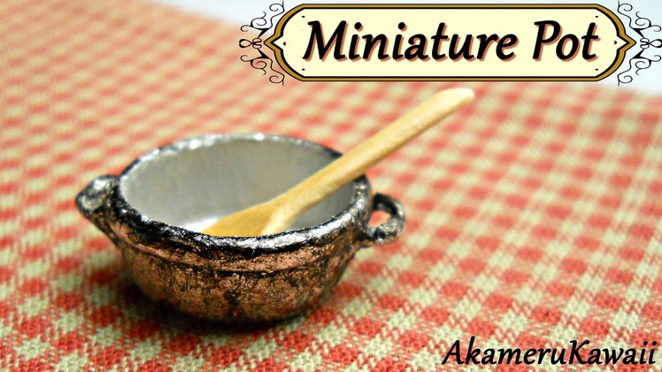 Old Miniature Pot - Polymer Clay tutorial