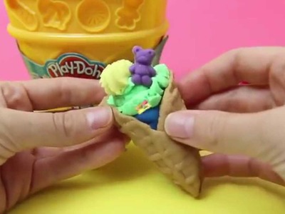 Play-Doh Sweet Shoppe Ice Cream Cone Container Craft Kit