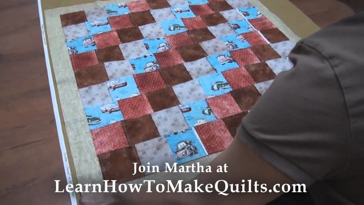 Quilt Making - Step 4 - Preparing Batting and Backing
