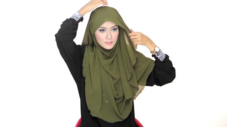 Shawlbyvsnow : Hijab Tutorial 3 with VS Essential Scarf XL