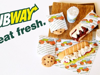 Subway Sandwiches : How To Make Sub Sandwiches, Cookies, and Drinks with Polymer Clay