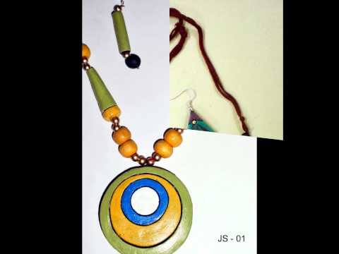 Terracotta Jewelry:- Necklace and earring set
