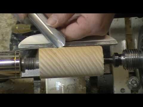 Turning a face grain spindle Segment 1 of 3