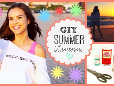 Upcycle Your Used Candles! ☆ GIY Summer Star Lanterns