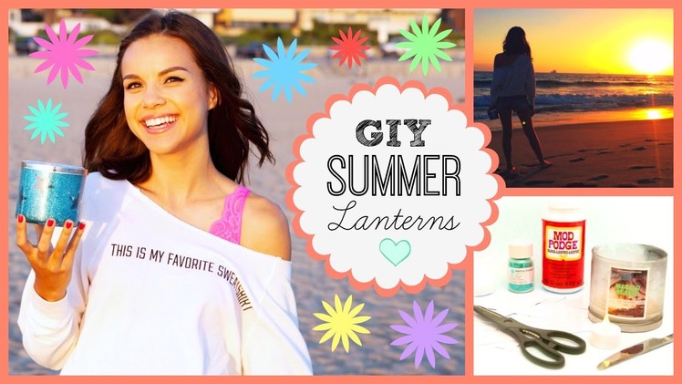 Upcycle Your Used Candles! ☆ GIY Summer Star Lanterns
