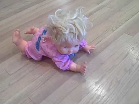 Vintage OOPSIE baby doll Crawls,Cries, calls for Mama