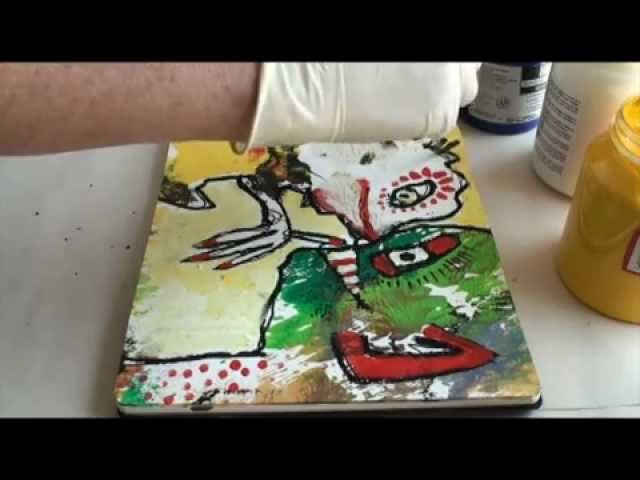 7 Minute Abstract Figurative Painting