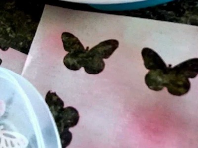 Cake decorating: How to make edible wafer paper butterflies (very easy),  hollysbakery.com