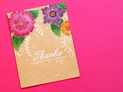 Colored Stamping On Kraft