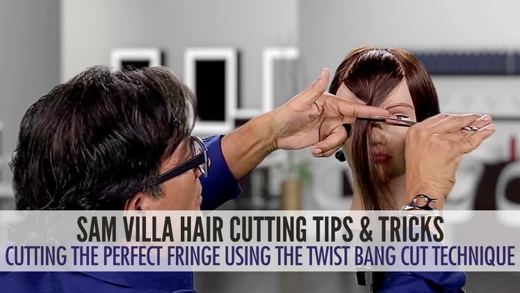 Cutting The Perfect Fringe Using The Twist Bang Cut Technique