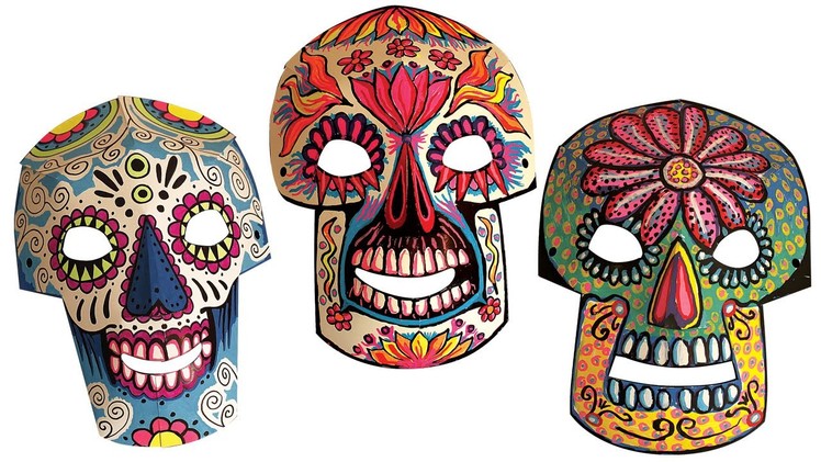Day of The Dead Paper Mask - Project #144
