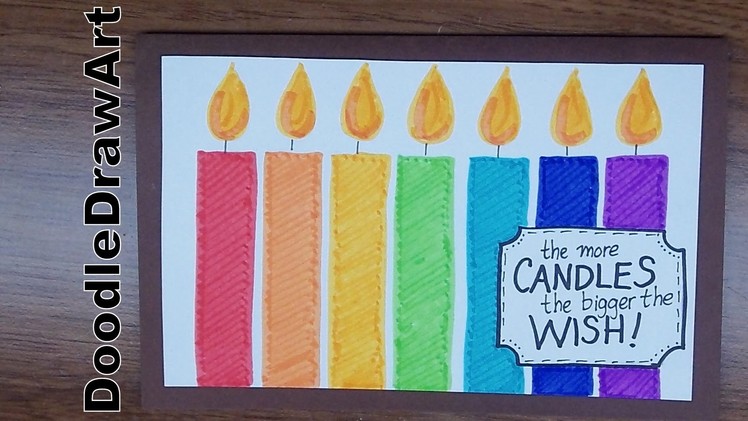 Drawing: How To Make a Birthday Card - Ideas for Birthday Wishes
