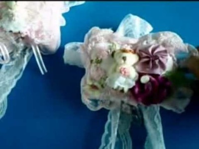 Flower Curtain Tieback Holder with Bowknot