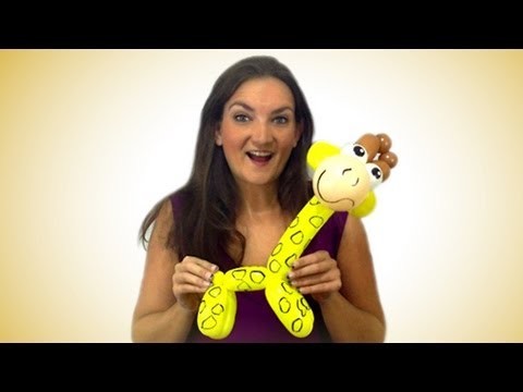 Giraffe Balloon Animal How To - Tutorial Tuesday!