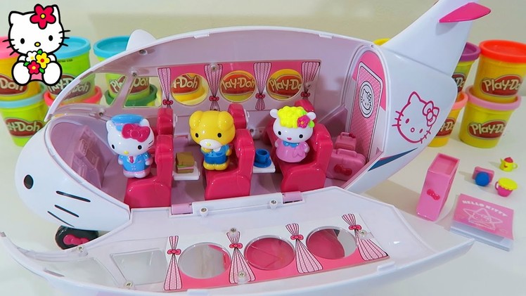 Hello Kitty Airline Playset With Hello Kitty, Jodie, Fifi, and Over 20 Accessories!