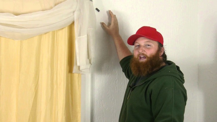 How to Find the Window Stud to Hang Curtains on Plaster Walls : Plaster Walls