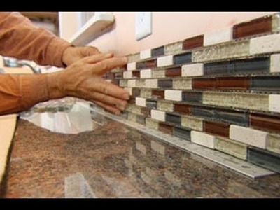 How to Install a Glass Tile Backsplash - This Old House