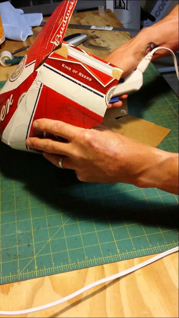 How to make a beer box cowboy hat