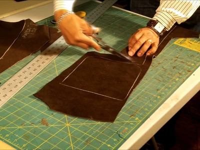 How To Make a Leather Messenger Bag Part 2 of 7