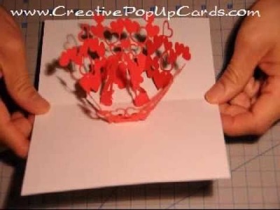 How to make a Valentine's Day Pop Up Card: Kissing Couple