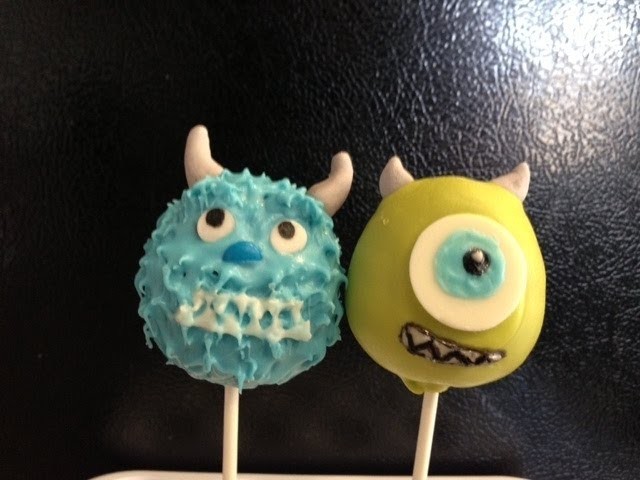 How to make Monsters Inc Cake Pops