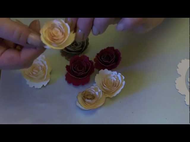 How to make spellbinder 3 dimensional blossoms