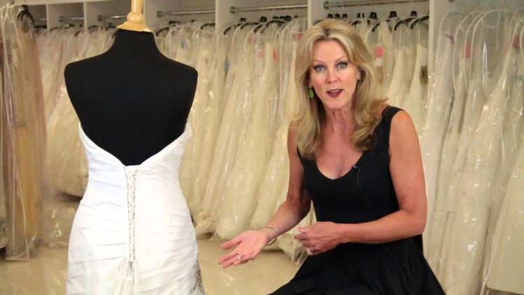 How to Put a Corset Back in a Wedding Dress : Wedding Dresses & Bridal Attire