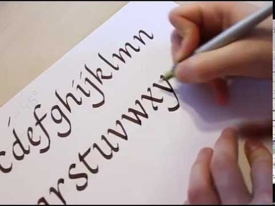 How To Write Calligraphy