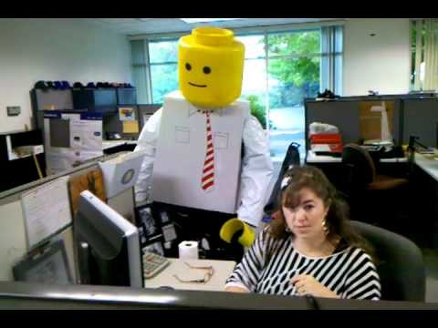 LEGO Halloween Costume: Homemade LEGO Man