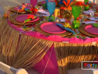 Luau Rehearsal Dinner Tips from Party City