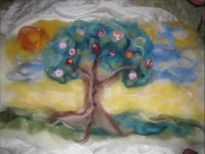 Make a wet wool painting with Dr. Aurore's Kids!