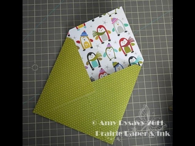 Making an Envelope for a Square Card