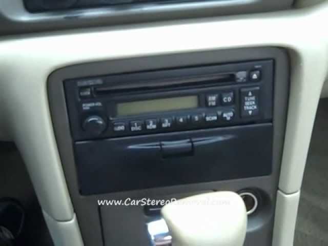 Mazda 626 Car Radio Removal and Repair