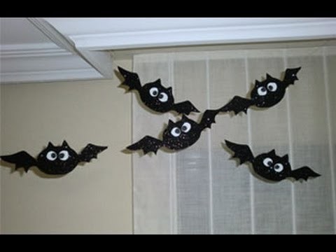 Murcielagos decorativos para Halloween - Decorations for Halloween Bats