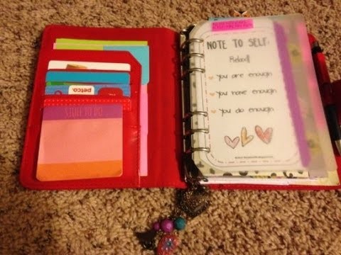 My updated faux filofax. franklin covey planner