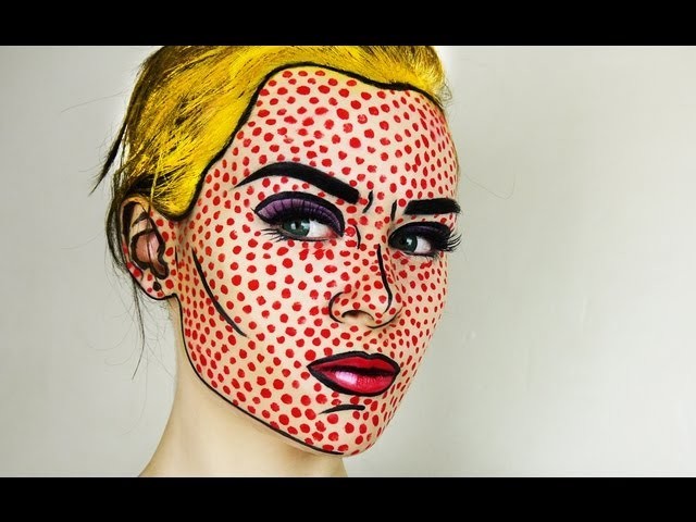 Pop Art. Comic Book Makeup Tutorial | Emma Pickles